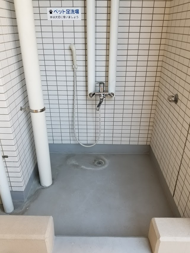 プレミスト東陽町のペット足洗場